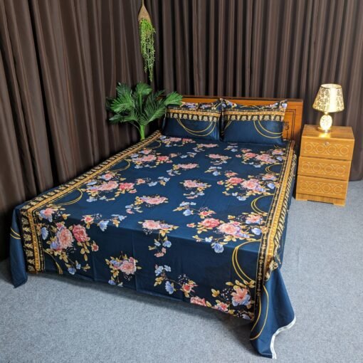 Twill Cotton Bed Sheet for Double Bed