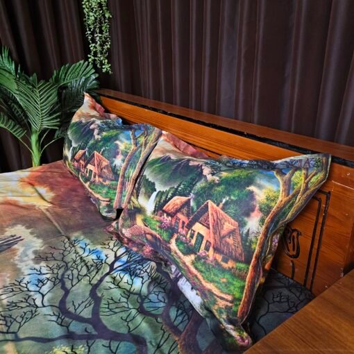 Panel Cotton Bed Sheet for Double Bed - Image 4