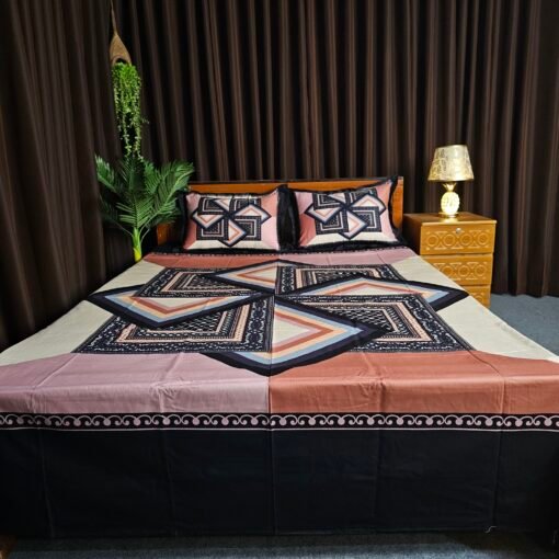 Panel Cotton Bed Sheet for Double Bed - Image 5