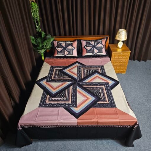 Panel Cotton Bed Sheet for Double Bed - Image 6