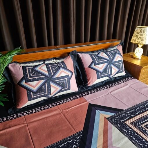 Panel Cotton Bed Sheet for Double Bed - Image 3