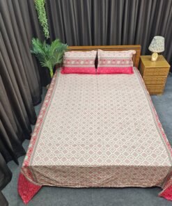 Twill Cotton Bed Sheet for Double Bed