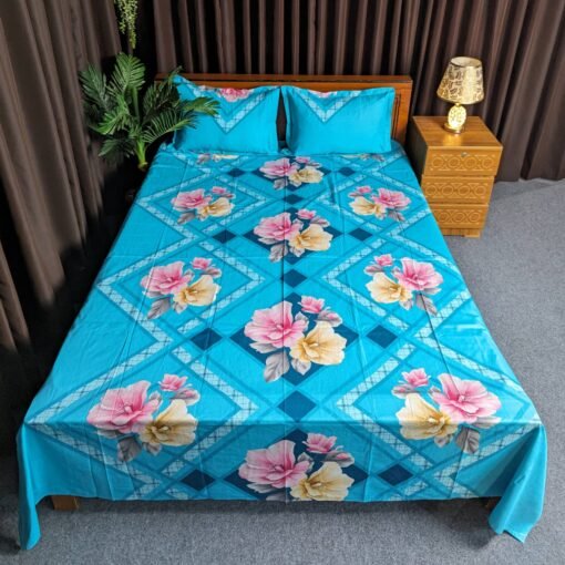 Twill Cotton Bed Sheet for Double Bed - Image 3