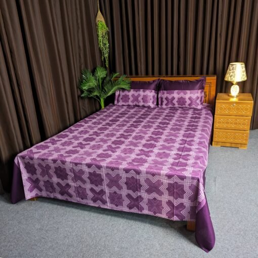 Twill Cotton Bed Sheet for Double Bed