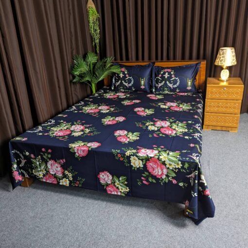 Twill Cotton Bed Sheet for Double Bed