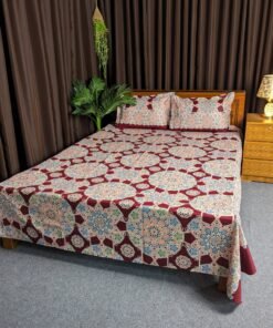 Twill Cotton Bed Sheet for Double Bed