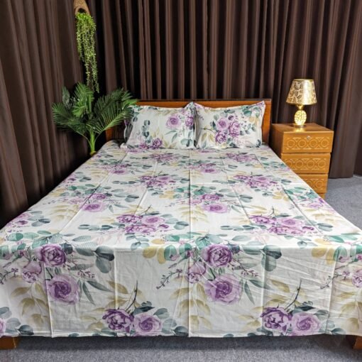 Twill Cotton Bed Sheet for Double Bed - Image 2