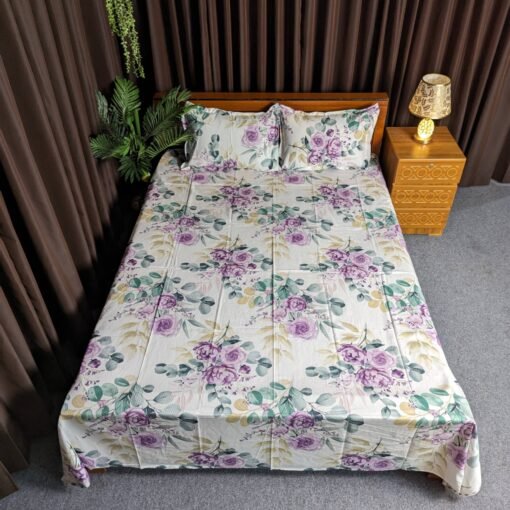 Twill Cotton Bed Sheet for Double Bed - Image 3