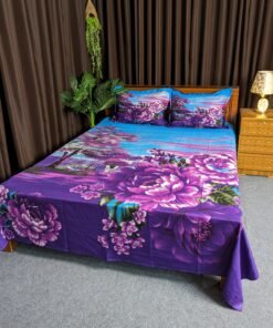 Panel Cotton Bed Sheet for Double Bed