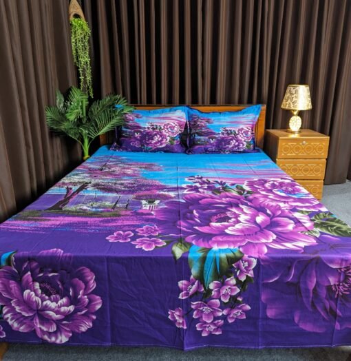 Panel Cotton Bed Sheet for Double Bed - Image 6
