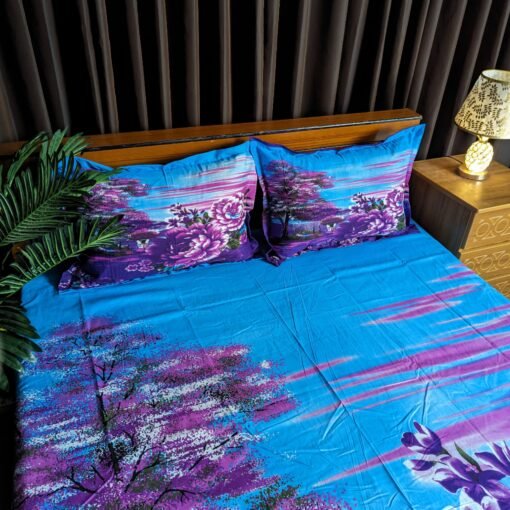 Panel Cotton Bed Sheet for Double Bed - Image 3