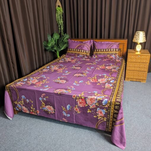 Twill Cotton Bed Sheet for Double Bed