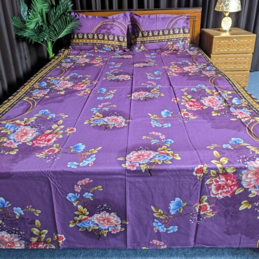 Twill Cotton Bed Sheet for Double Bed - Image 2