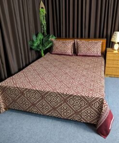 Twill Cotton Bed Sheet for Double Bed