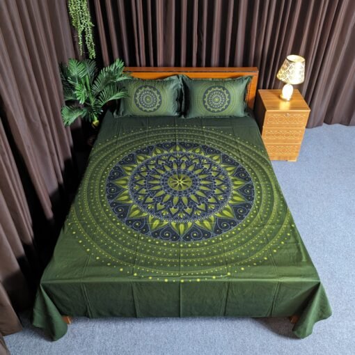 Panel Cotton Bed Sheet for Double Bed