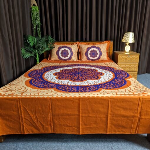 Panel Cotton Bed Sheet for Double Bed - Image 6