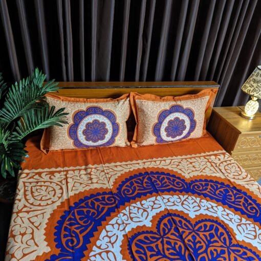 Panel Cotton Bed Sheet for Double Bed - Image 3