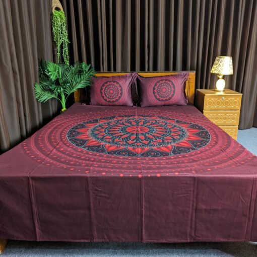 Panel Cotton Bed Sheet for Double Bed - Image 5