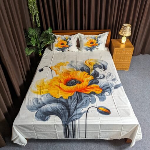 Panel Cotton Bed Sheet for Double Bed - Image 5