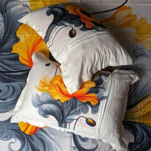 Panel Cotton Bed Sheet for Double Bed - Image 2