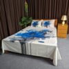 Panel Cotton Bed Sheet for Double Bed