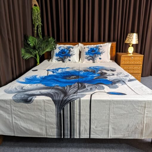 Panel Cotton Bed Sheet for Double Bed - Image 6