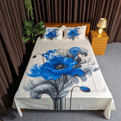 Panel Cotton Bed Sheet for Double Bed - Image 5