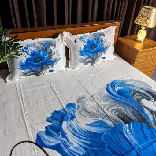 Panel Cotton Bed Sheet for Double Bed - Image 3