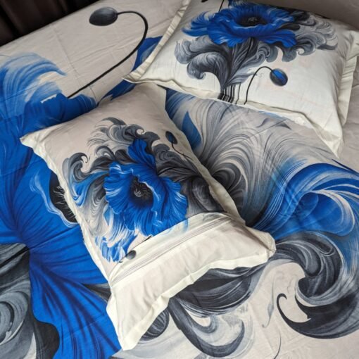 Panel Cotton Bed Sheet for Double Bed - Image 2