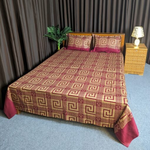 Twill Cotton Bed Sheet for Double Bed