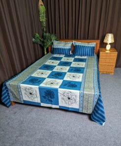 Twill Cotton Bed Sheet for Double Bed