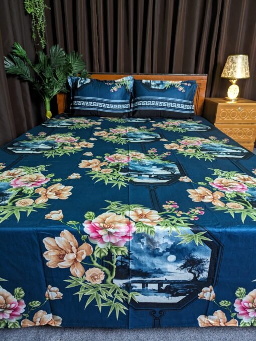 Twill Cotton Bed Sheet for Double Bed - Image 4