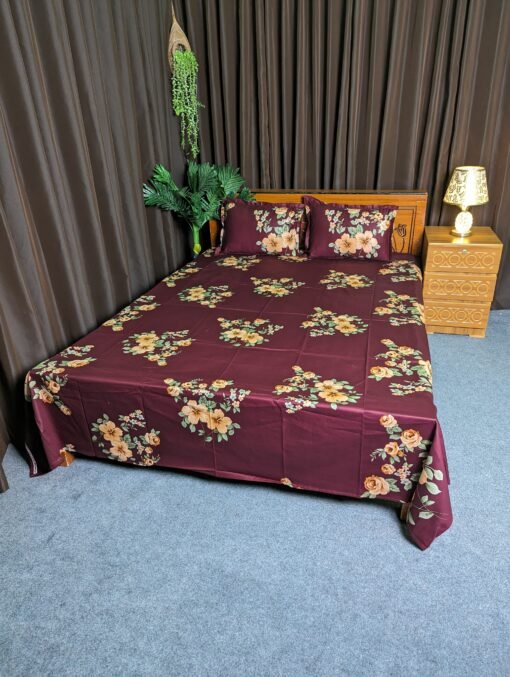 Twill Cotton Bed Sheet for Double Bed