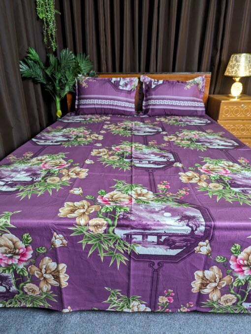 Twill Cotton Bed Sheet for Double Bed - Image 3