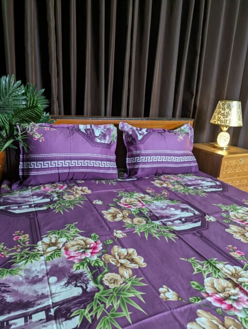 Twill Cotton Bed Sheet for Double Bed - Image 2