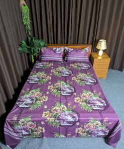 Twill Cotton Bed Sheet for Double Bed