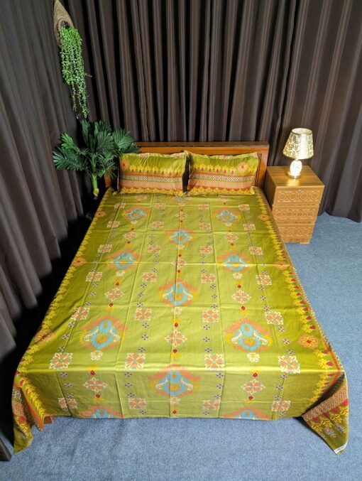 Twill Cotton Bed Sheet for Double Bed