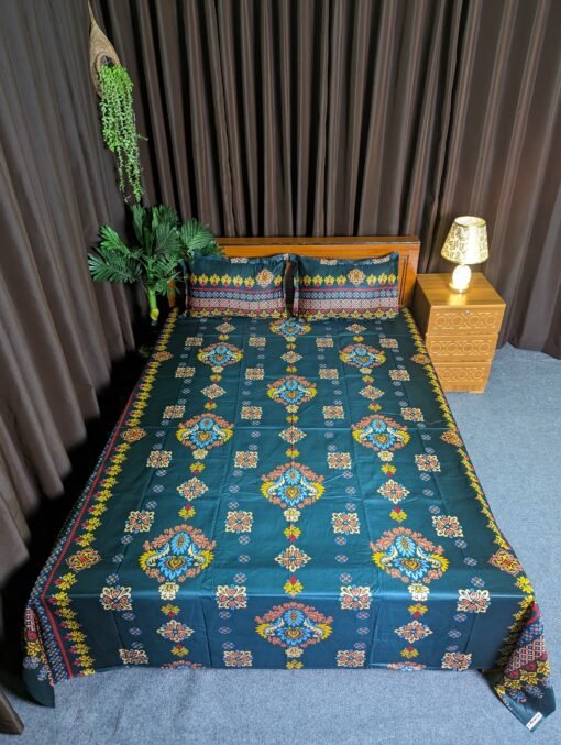 Twill Cotton Bed Sheet for Double Bed