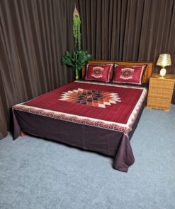 Panel Cotton Bed Sheet for Double Bed