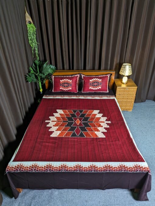 Panel Cotton Bed Sheet for Double Bed - Image 2