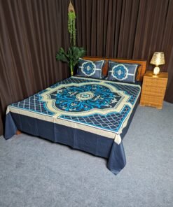 Panel Cotton Bed Sheet for Double Bed