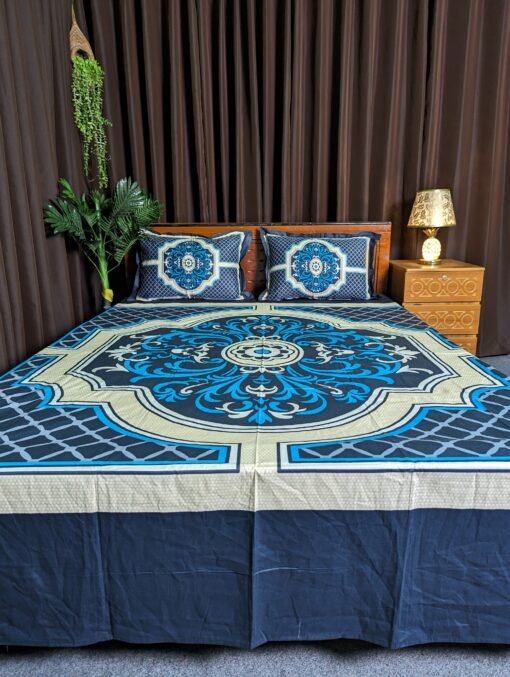 Panel Cotton Bed Sheet for Double Bed - Image 4