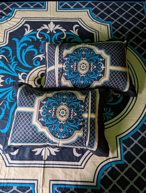 Panel Cotton Bed Sheet for Double Bed - Image 2
