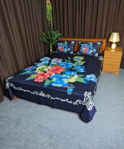 Panel Cotton Bed Sheet for Double Bed