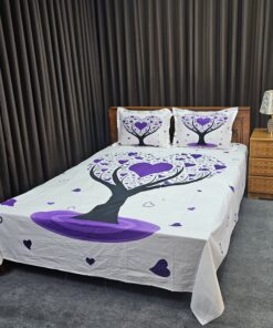 Panel Cotton Bed Sheet for Double Bed