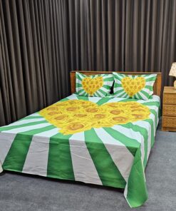 Panel Cotton Bed Sheet for Double Bed