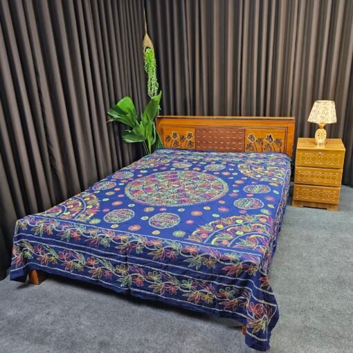 Jamalpuri Nakshi Kantha - hand stiched Quilt for All Seasons - Image 2