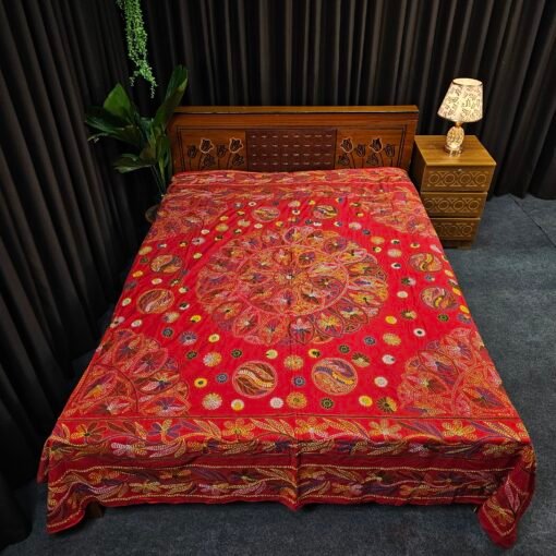 Jamalpuri Nakshi Kantha - hand stiched Quilt for All Seasons - Image 2