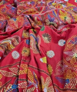 Jamalpuri Nakshi Kantha - hand stiched Quilt for All Seasons