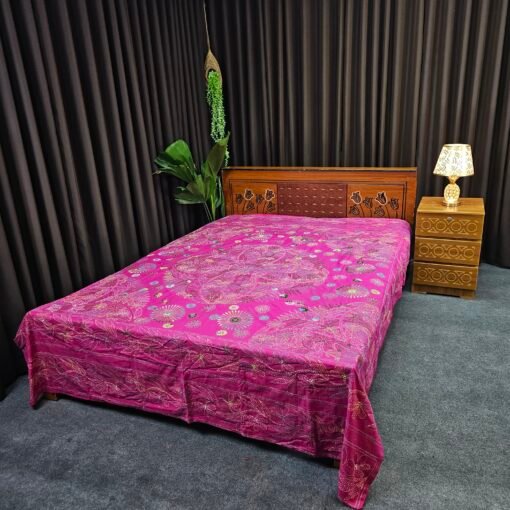 Jamalpuri Nakshi Kantha - hand stiched Quilt for All Seasons - Image 2